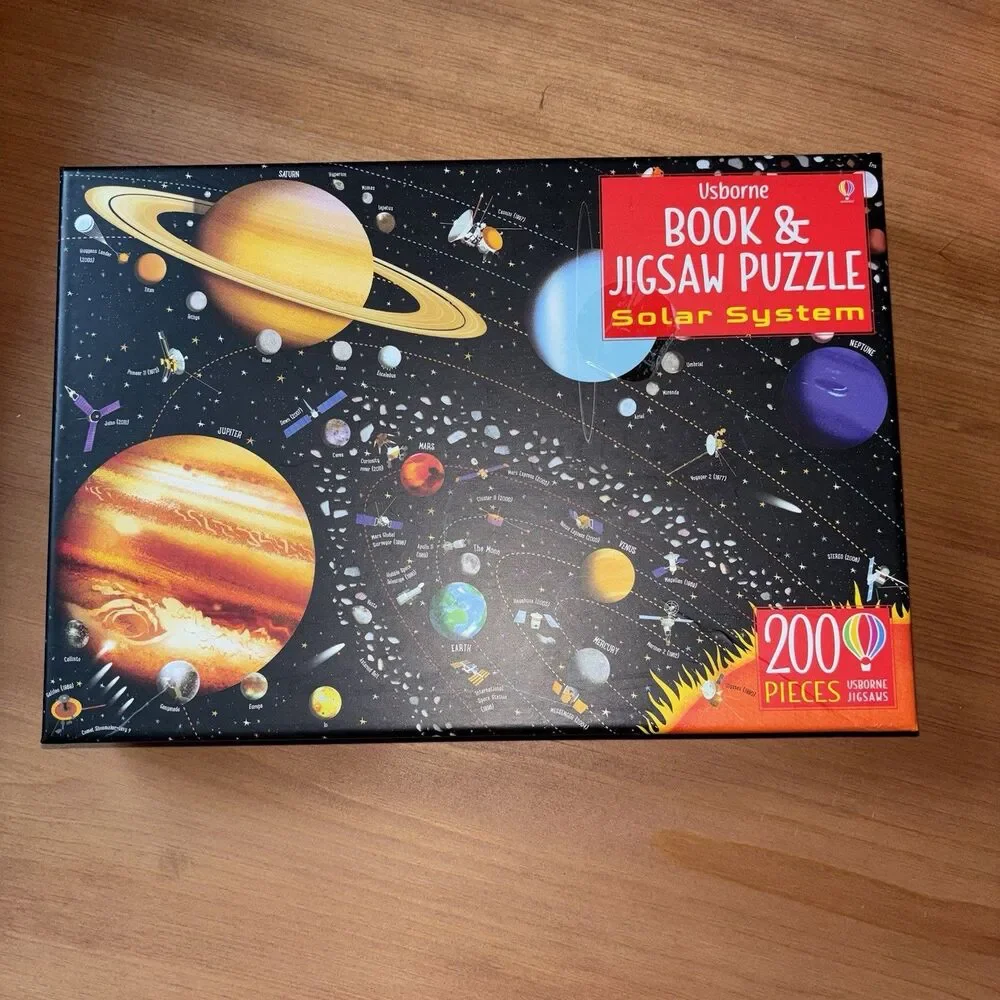 Puzzles 300 Piece (2) Solar System & USA Map Educational Home School